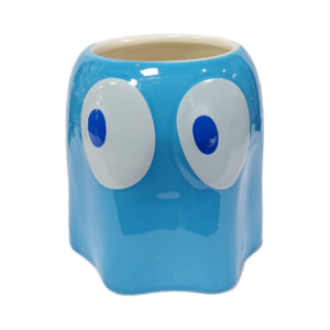 pac man inky ghost mug