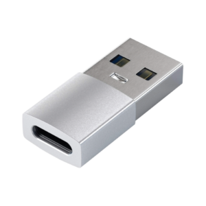 satechi type a to type c adapter silver