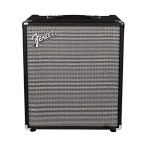 fender rumble 100 v3 bass guitar amplifier black/silver