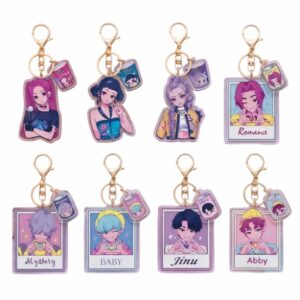 k pop demon hunters keychains