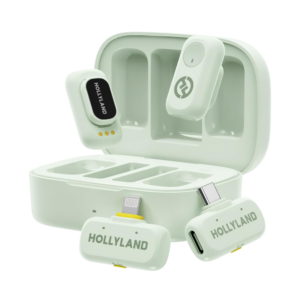 hollyland lark a1 combo usb c & lightning connectors (blue) (copy)