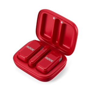 rode wireless micro 2 person ultracompact wireless microphone red (type c)