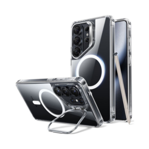esr hybrid stash stand samsung s26 ultra clear