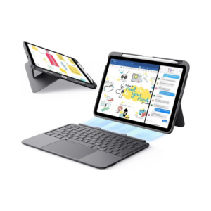 esr flex ipad air 11 4/5th gen keyboard case – dark gray