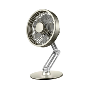 mini 360° rotation folding desk fan (silver)