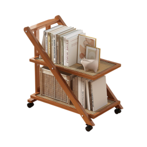 movable folding bamboo table