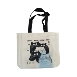 tote bag meow ~ mew ~ meow ~ mew