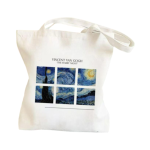 vincent van gogh the starry night tote bag