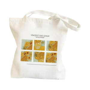 vincent van gogh the sunflowers tote bag