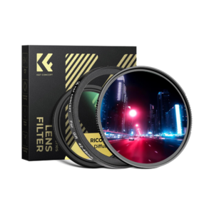 k&f concept variable + cpl nano x series filter nd2 32 black diffusion 1/4 (49mm) (copy)