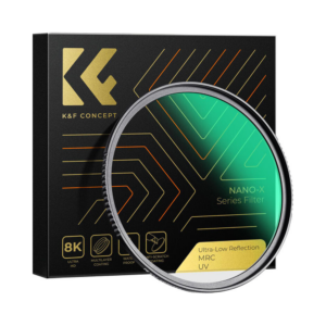k&f concept nano x series ultra low reflection uv filter (62mm)