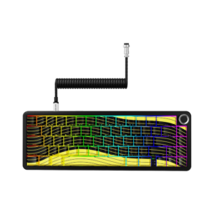 attack shark x65 pro he magnetic switch keyboard tri mode (yellow)