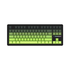 attack shark m87 pro v2 white jade switch keyboard tri mode (matcha)