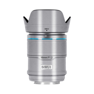 sirui sniper 16mm f/1.2 autofocus lens, t1.2 cine lens (sony e mount, silver)