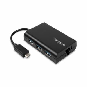 targus usb c to usb 3.0 hub with gigabit ethernet