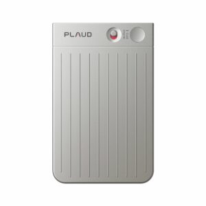 plaud note ai voice recorder silver (magnetic case included)