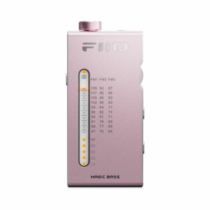 fiio rr11 portable hifi fm stereo radio (pink)