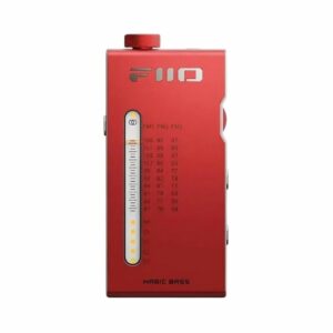 fiio rr11 portable hifi fm stereo radio (red)