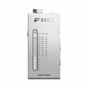 fiio rr11 portable hifi fm stereo radio (silver)