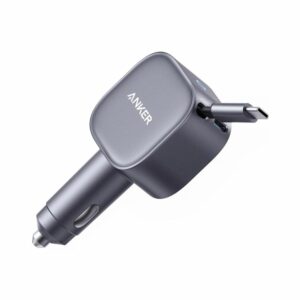anker retractable usb c 75w car charger