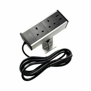 table mount power charging station (black)