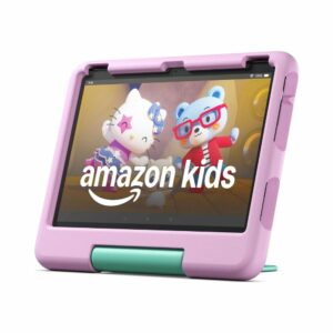 amazon 13th gen fire hd 10 kids tablet (pink)