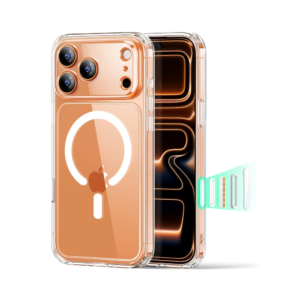 esr cyber tough magnetic case (camera control, stash stand) for iphone 17 pro max – olive green (copy)
