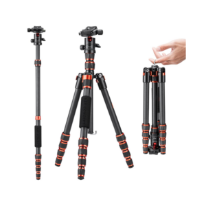 k&f concept bi234m lightweight magnesium travel/vlog tripod with ball head (copy)