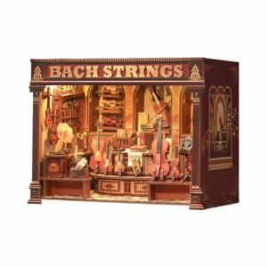 cutebee diy book nook kit bach strings