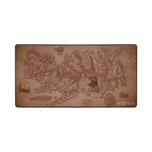konix drakkar: arnafelds gaming deskmat (90x46cm)