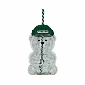bear bearista glass tumbler cup