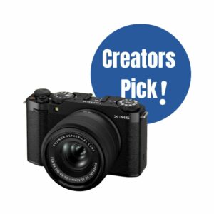 fujifilm x m5 mirrorless with xc 15 45mm lens (black)