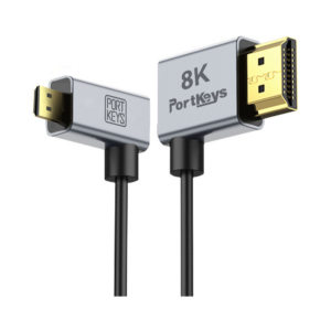 portkeys 2.5mm ultra thin hdmi a to micro cable set(0.3m+1m)