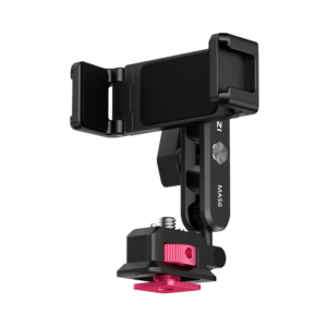 ulanzi ma56 4 in 1 metal phone tripod mount with cold shoe & arca swiss plate, 360° adjustable