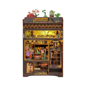 cutebee diy book nook kit fantasy plant shop