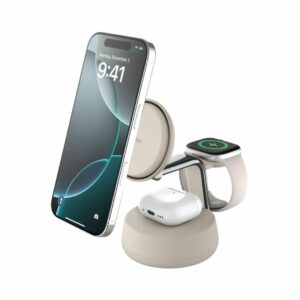 belkin ultracharge pro 3 in 1 magnetic wireless charging station
