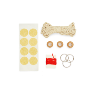 kikkerland "crafters macrame keychain kit"