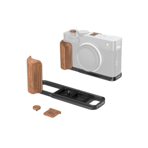 smallrig x e5 rosewood handle l shaped grip holder for fujifilm x e5