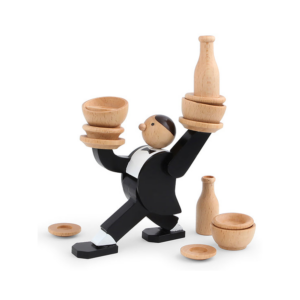 kikkerland "stacking game don't tip the waiter" (gg67)