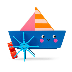 kikkerland "kidoki wind up boat" (kid47 a f)