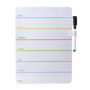 kikkerland "weekly dry erase board" (mh70)