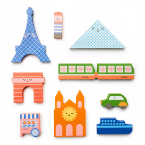 kikkerland "kidoki paris city in my pocket" (kid34 f)