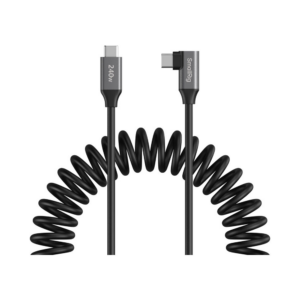 smallrig usb c coiled cable (right angle, 13.8")