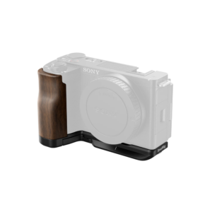 smallrig l shape mount plate with wooden handle for sony zv e10 ii