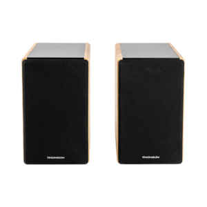 thomson cosy bluetooth 5 stereo bookcase speakers