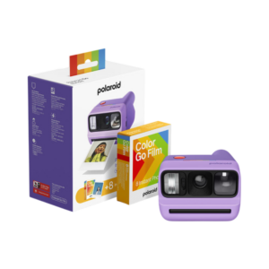 polaroid go gen 3 with color film bundle purple